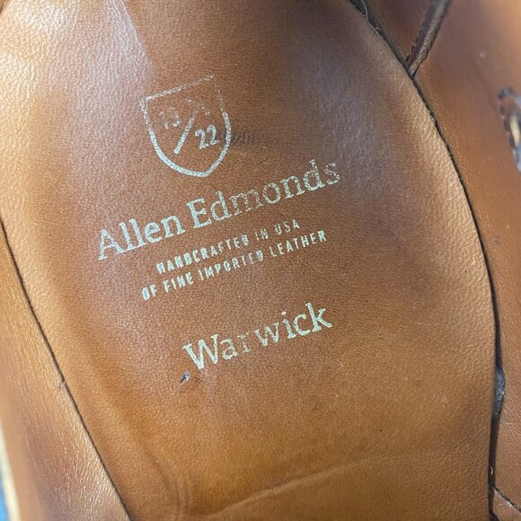 Allen Edmonds Warwick Plymouth Single Monk Straps Size 10 5751 USA,Mens main image 13